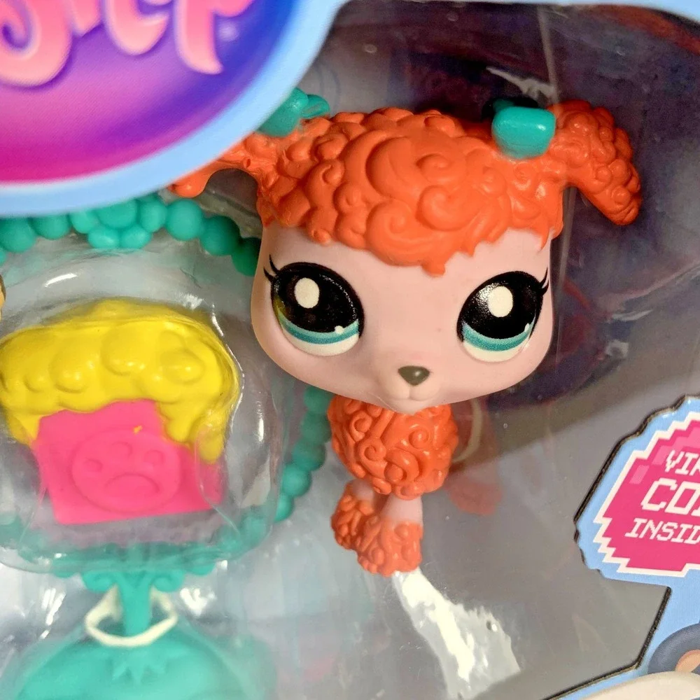 Littlest Pet Shop G7 Series 2 Pet Pairs #88 Husky #89 Poodle 